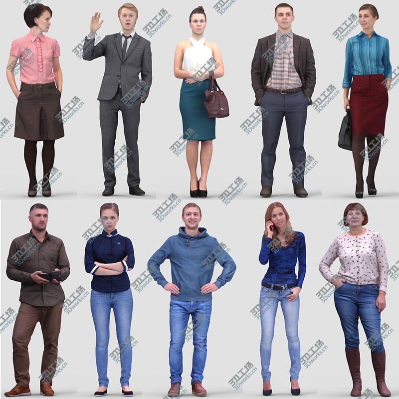 images/goods_img/202104021/3D Human Model Vol.4 Standing People/1.jpg